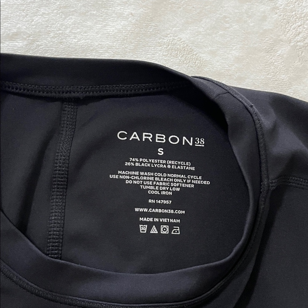 Carbon38 Black Long Sleeve Blouse - Picture 2 of 7